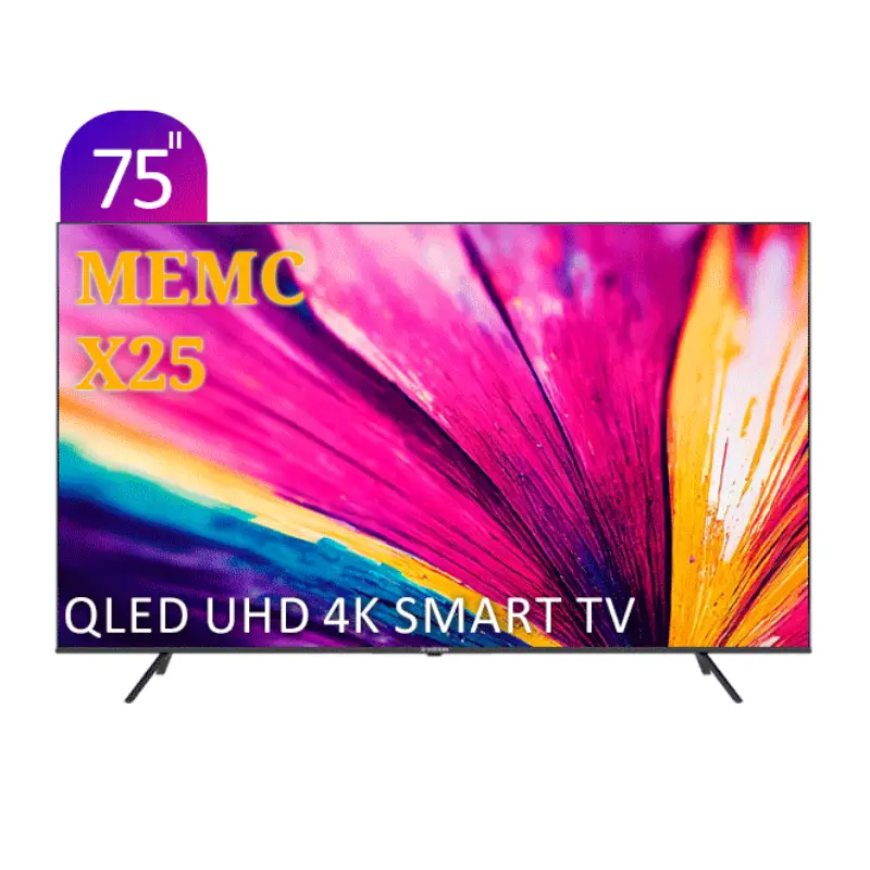 تلویزیون UHD 4K هوشمند ایکس ویژن سری X مدل X25 سایز 75 اینچ